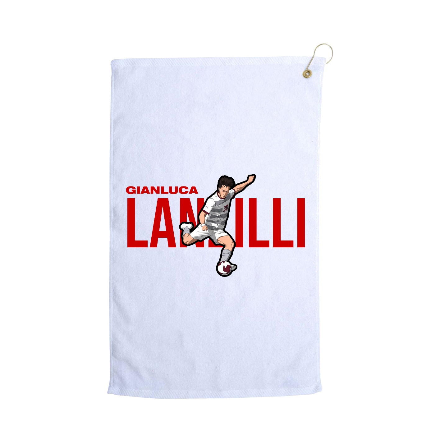 Golf Towel — Player Name in White