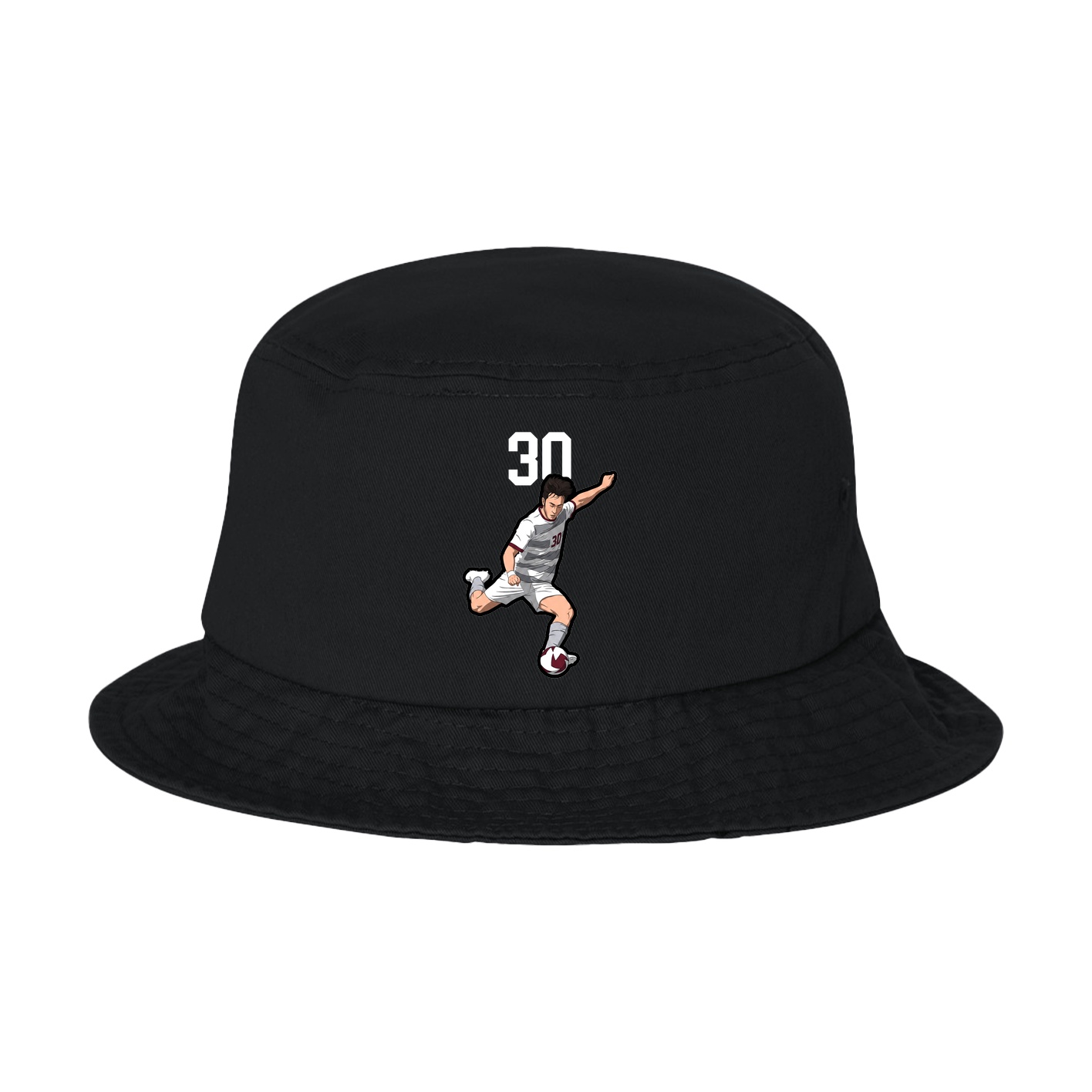 Bucket Cap — Number Top in Black