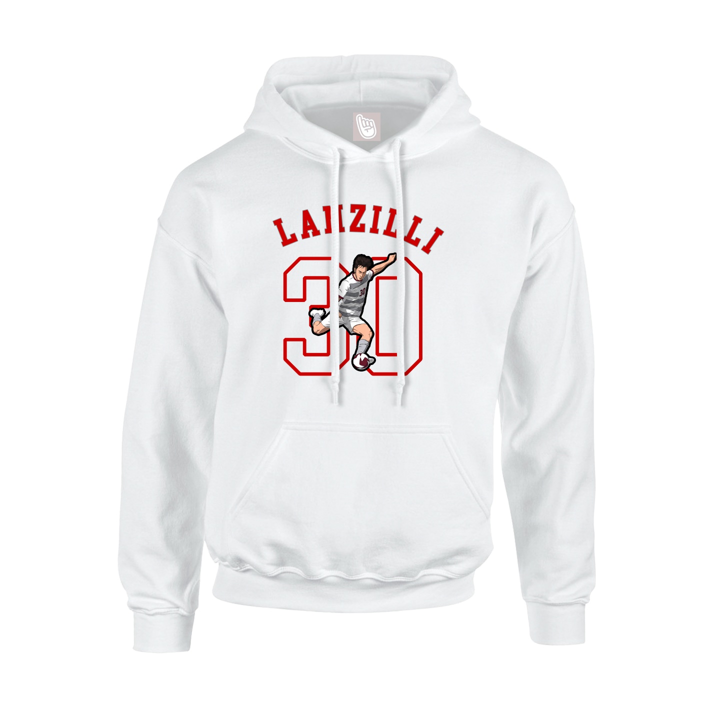 Hoodie — Shirsey Arch in White