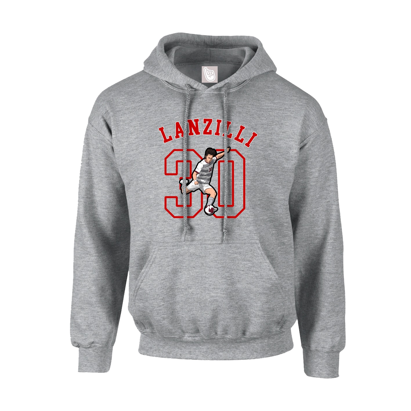 Youth Hoodie — Shirsey Arch in Grey