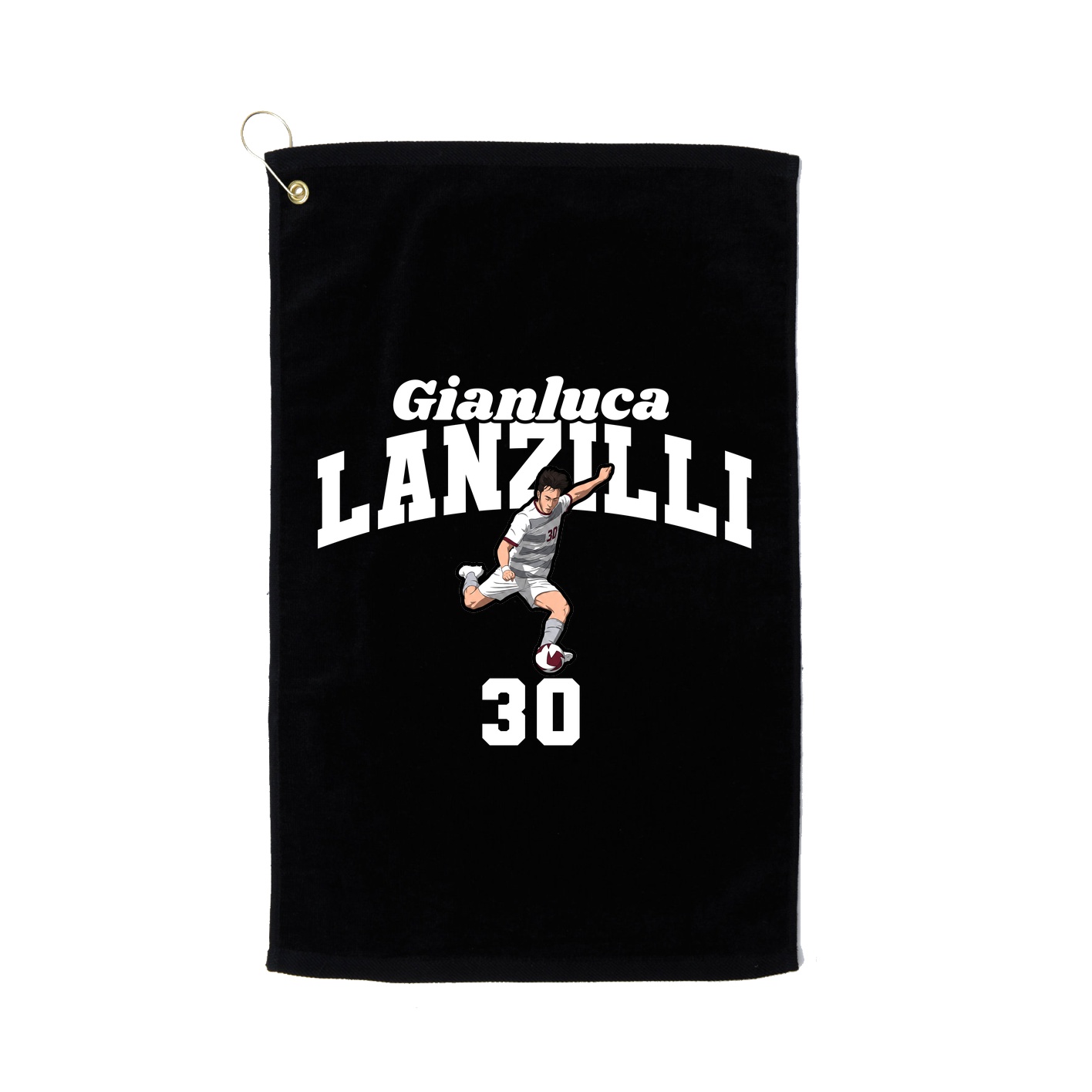 Golf Towel — Signature Arch in Black