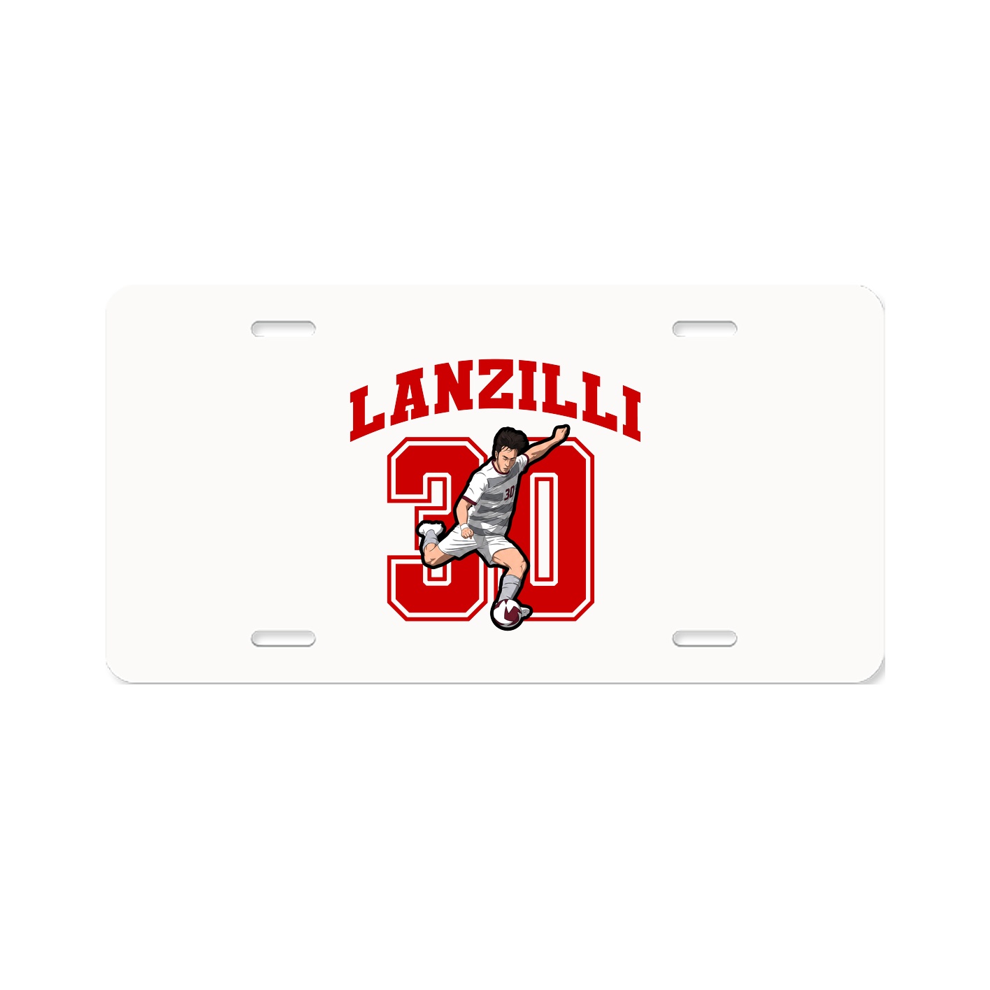 License Plate — Number in Classic