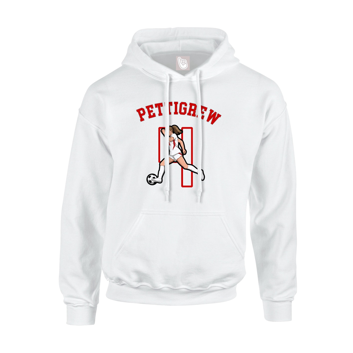 Hoodie — Shirsey Arch in White