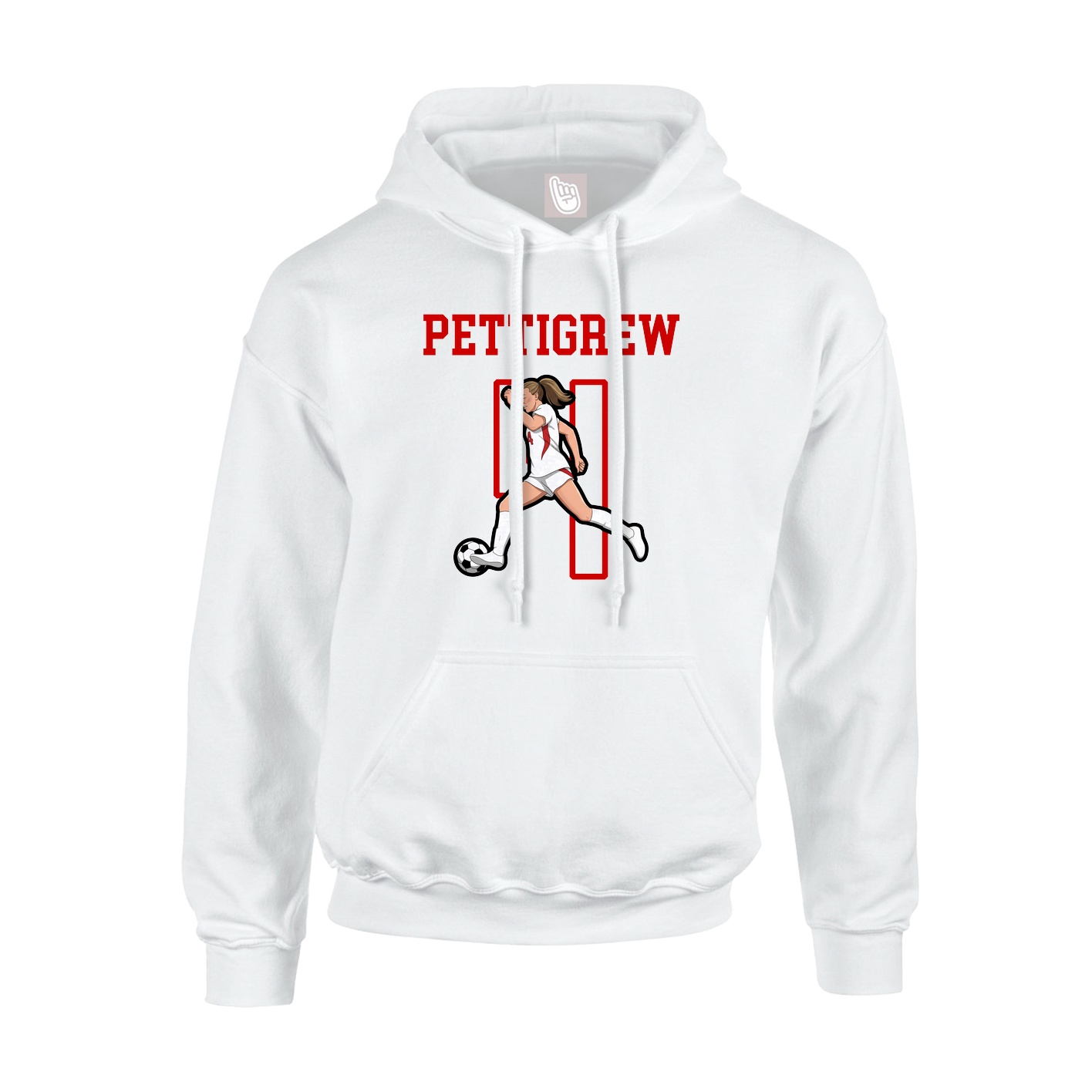 Youth Hoodie — Shirsey in White