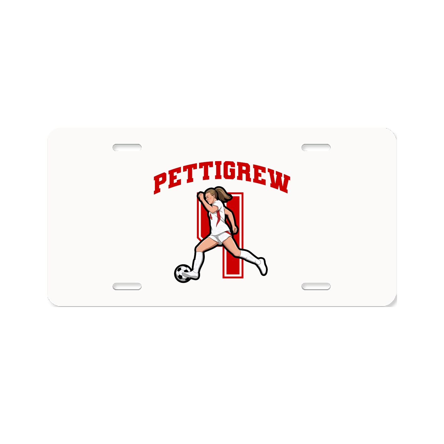 License Plate — Number in Classic