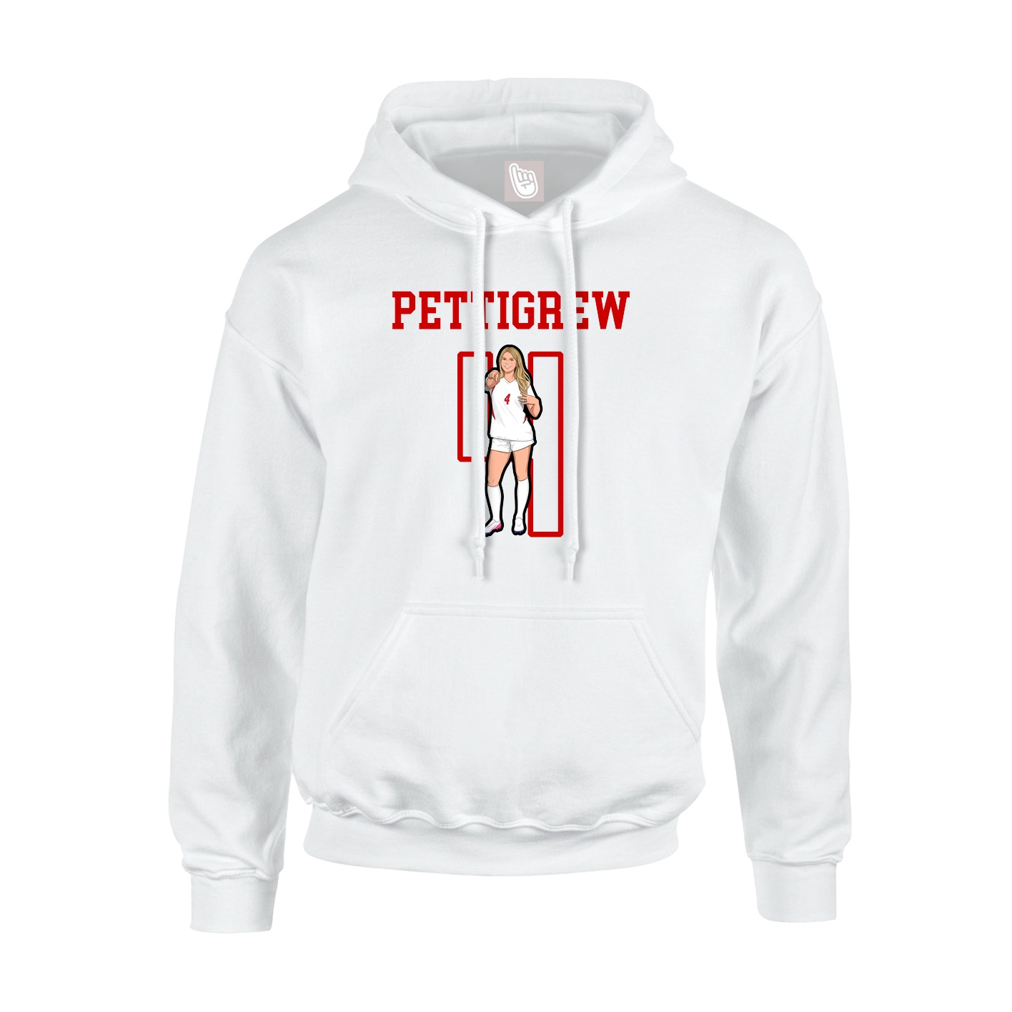 Youth Hoodie — Shirsey in White