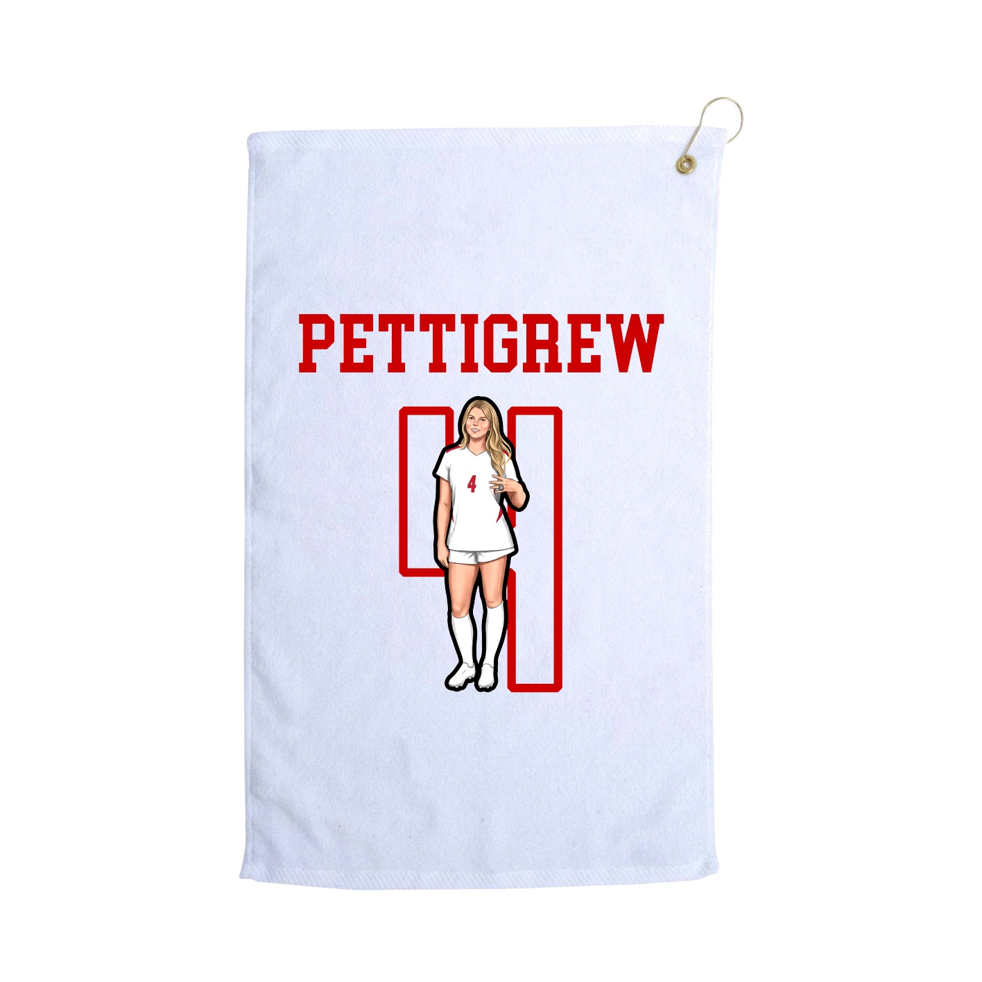 Golf Towel — Shirsey in White