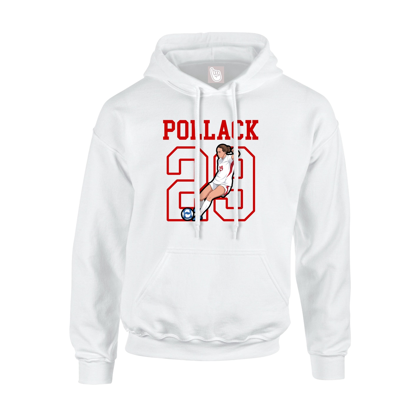 Youth Hoodie — Shirsey in White