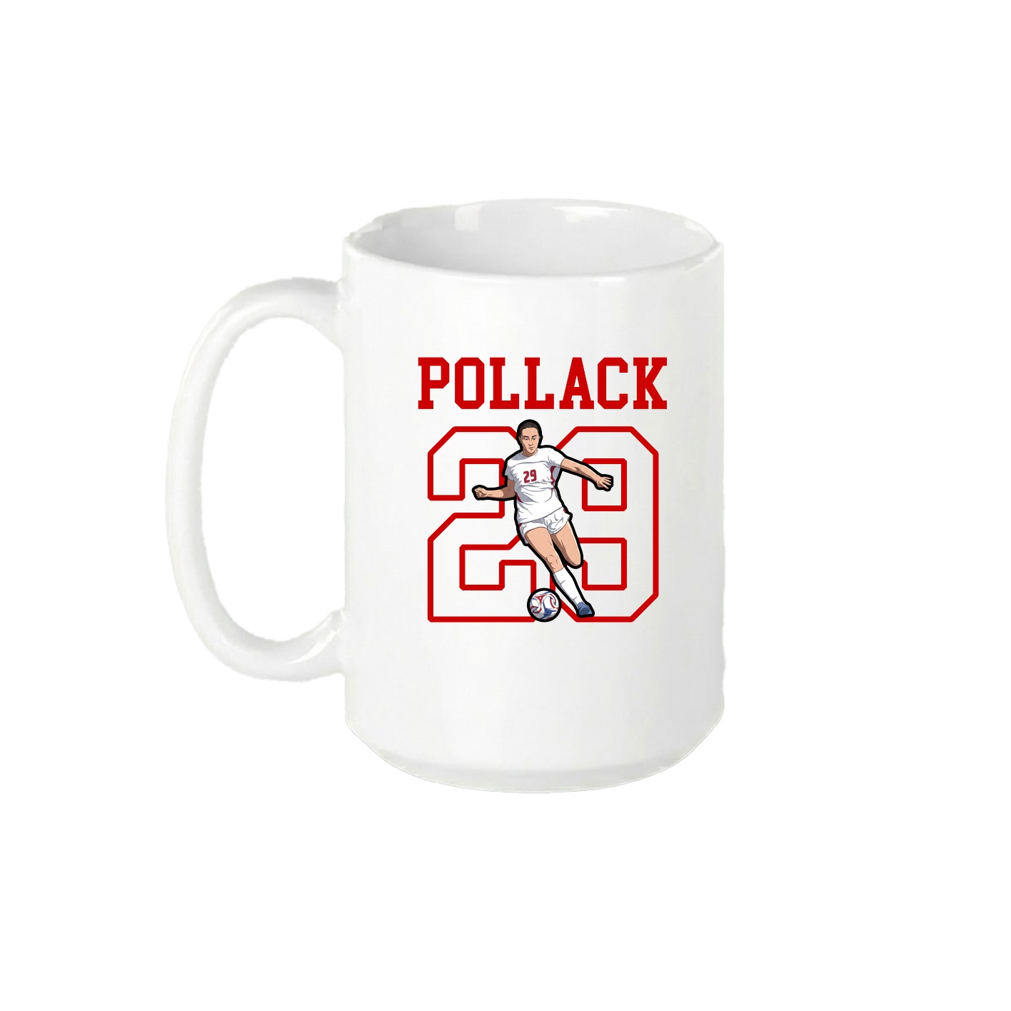 15oz Coffee Mug — Shirsey in White