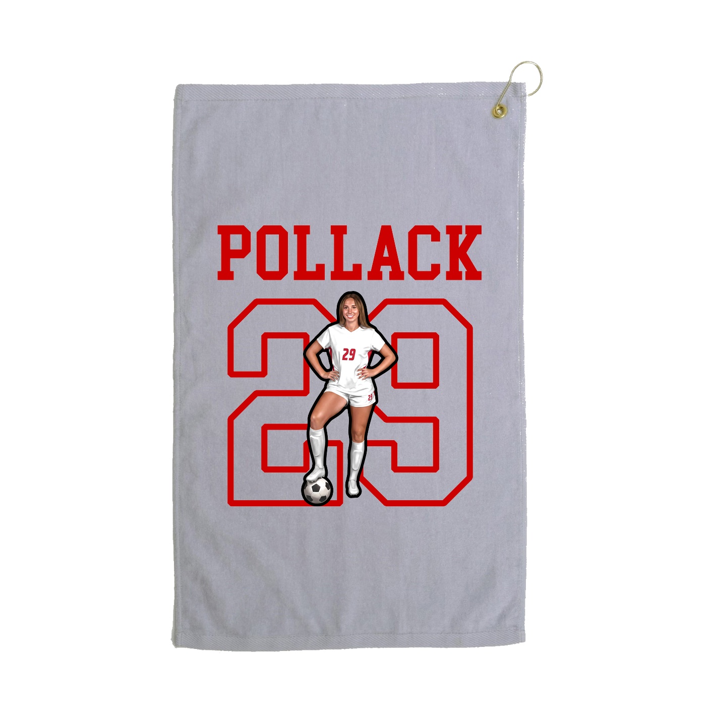 Golf Towel — Shirsey in Grey