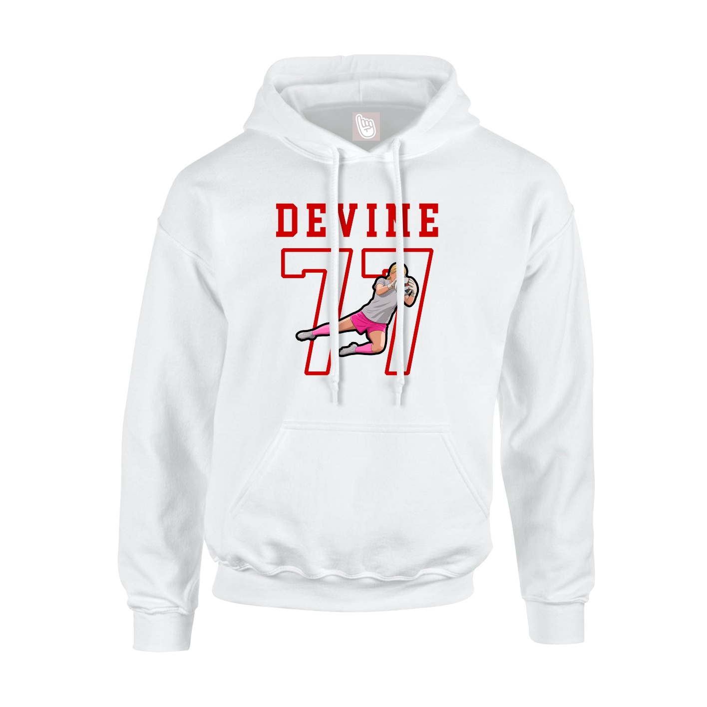 Youth Hoodie — Shirsey in White