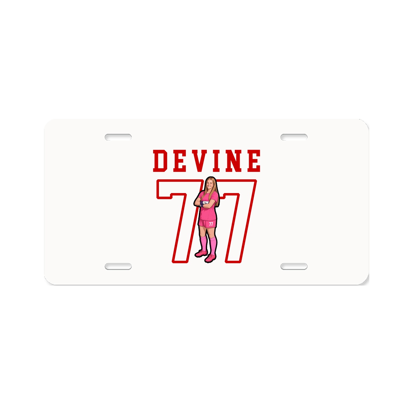 License Plate — Shirsey in Classic