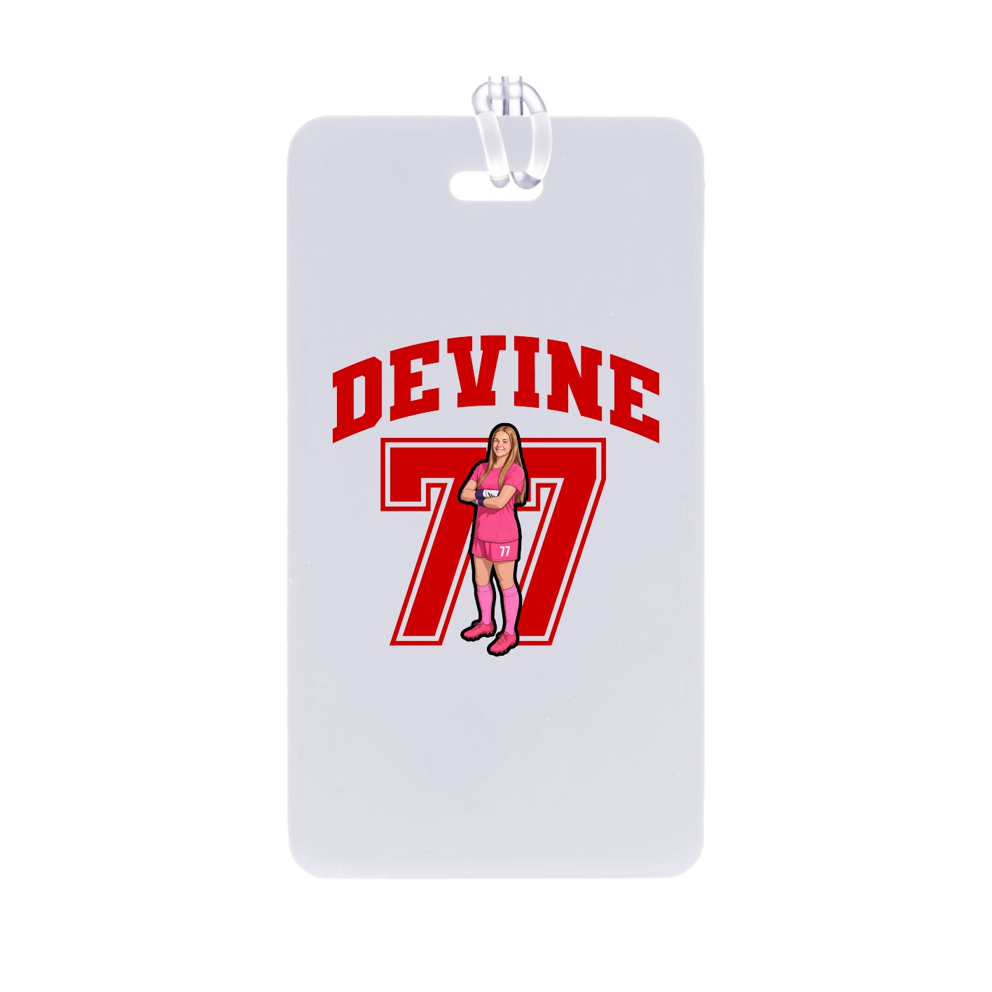 Bag Tag — Number in Classic