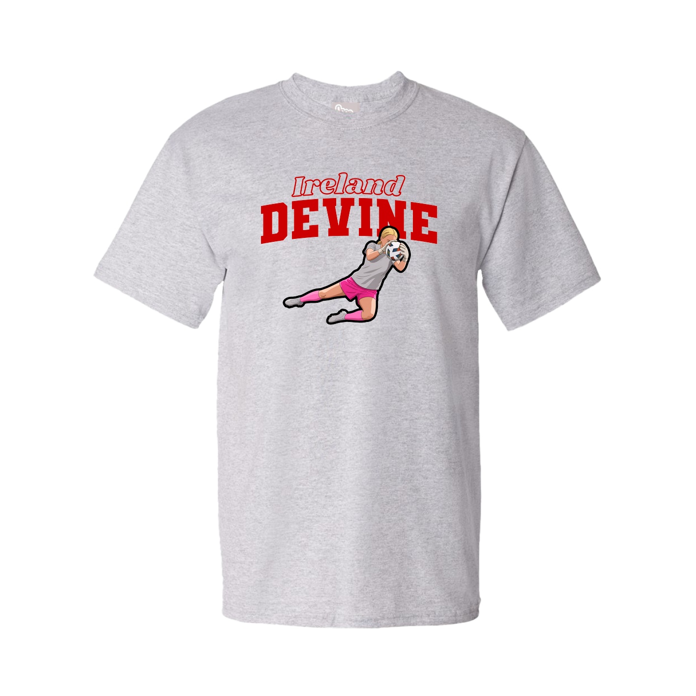 Tee — Name Arch in Grey