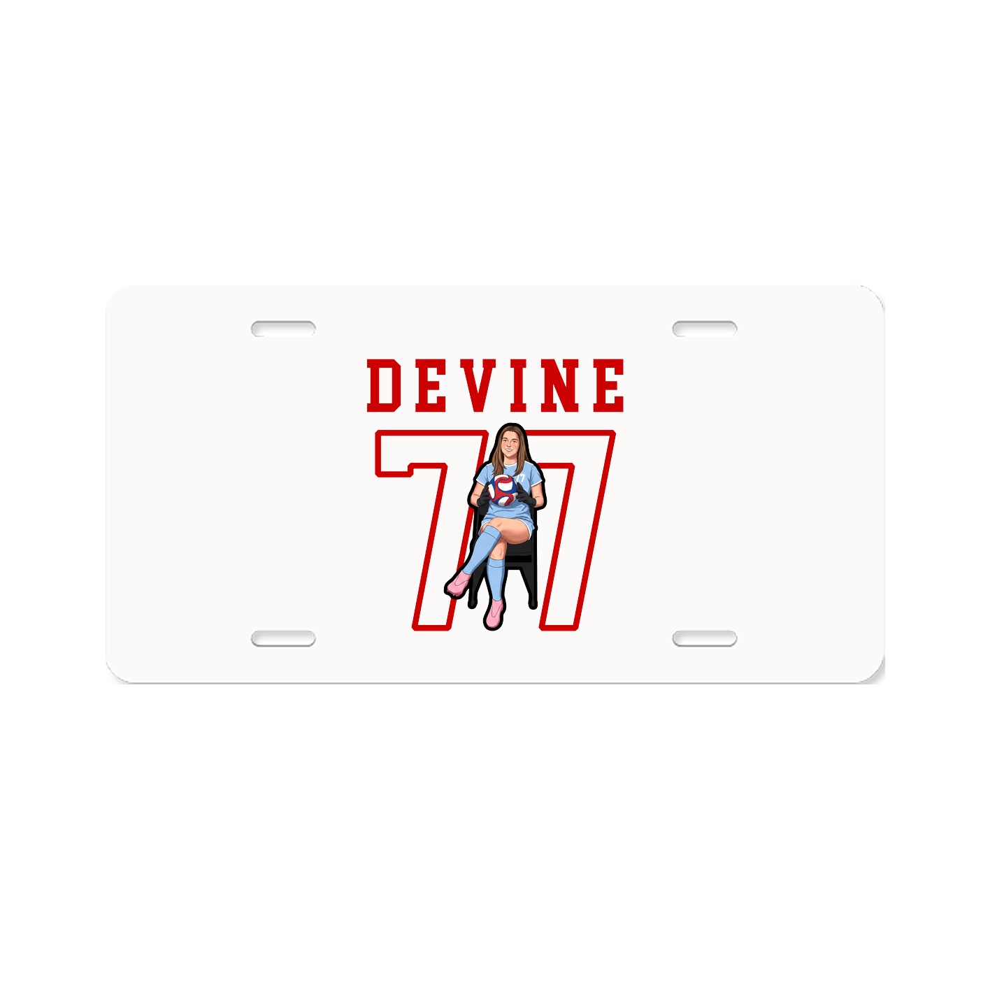 License Plate — Shirsey in Classic