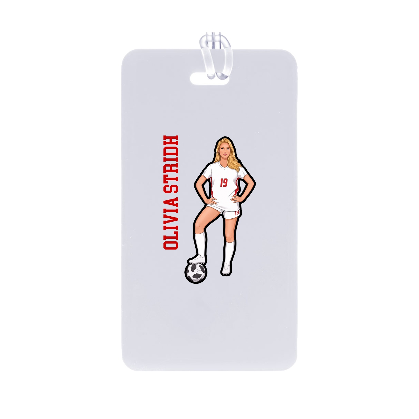 Bag Tag — Name Vertical in Classic