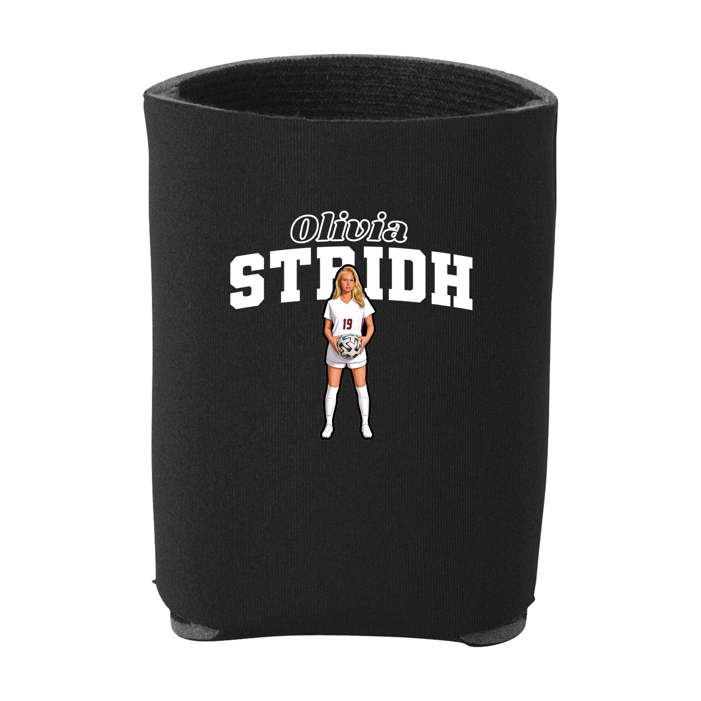 Can Holder — Name Arch in Black