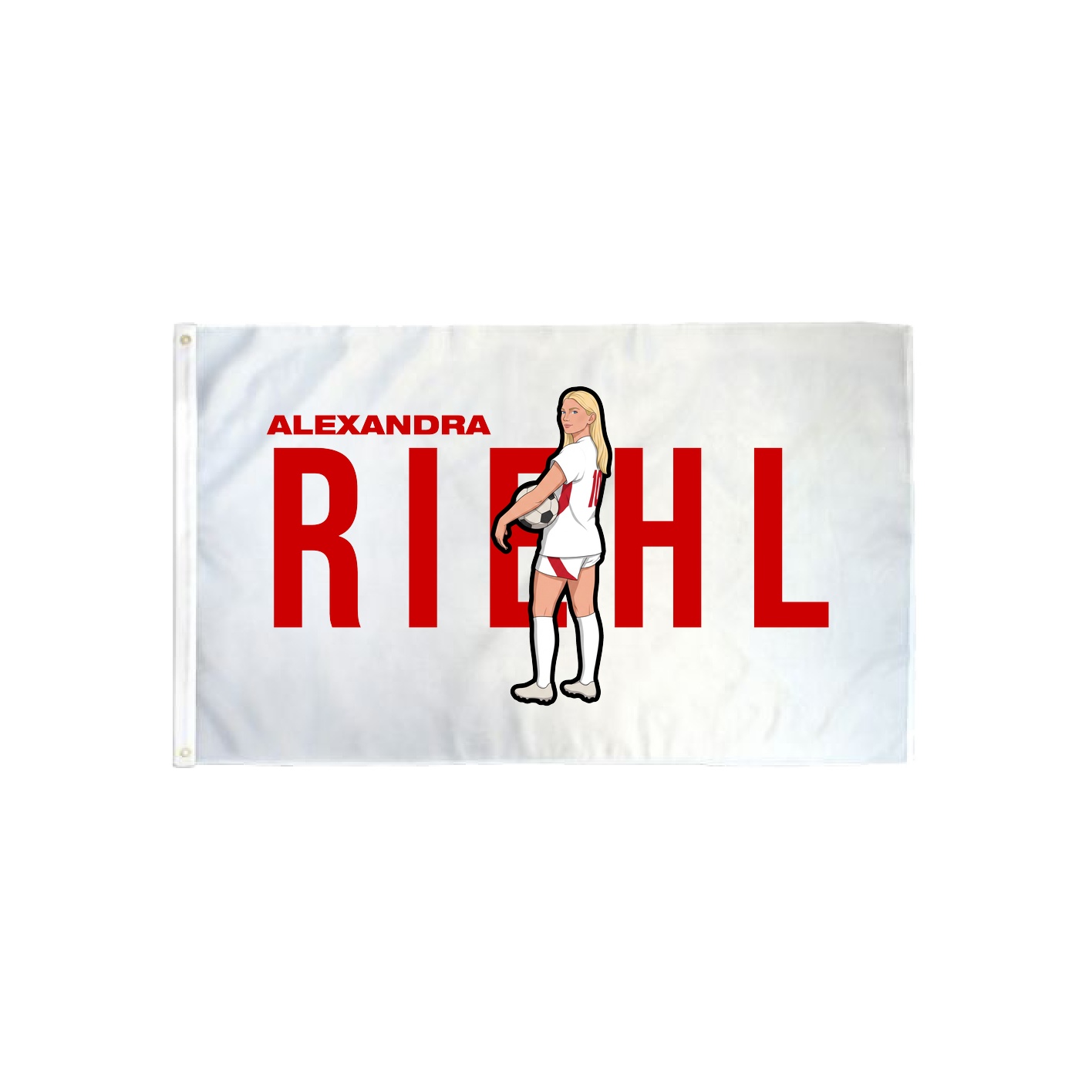 3x5 Flag — Player Name in Classic