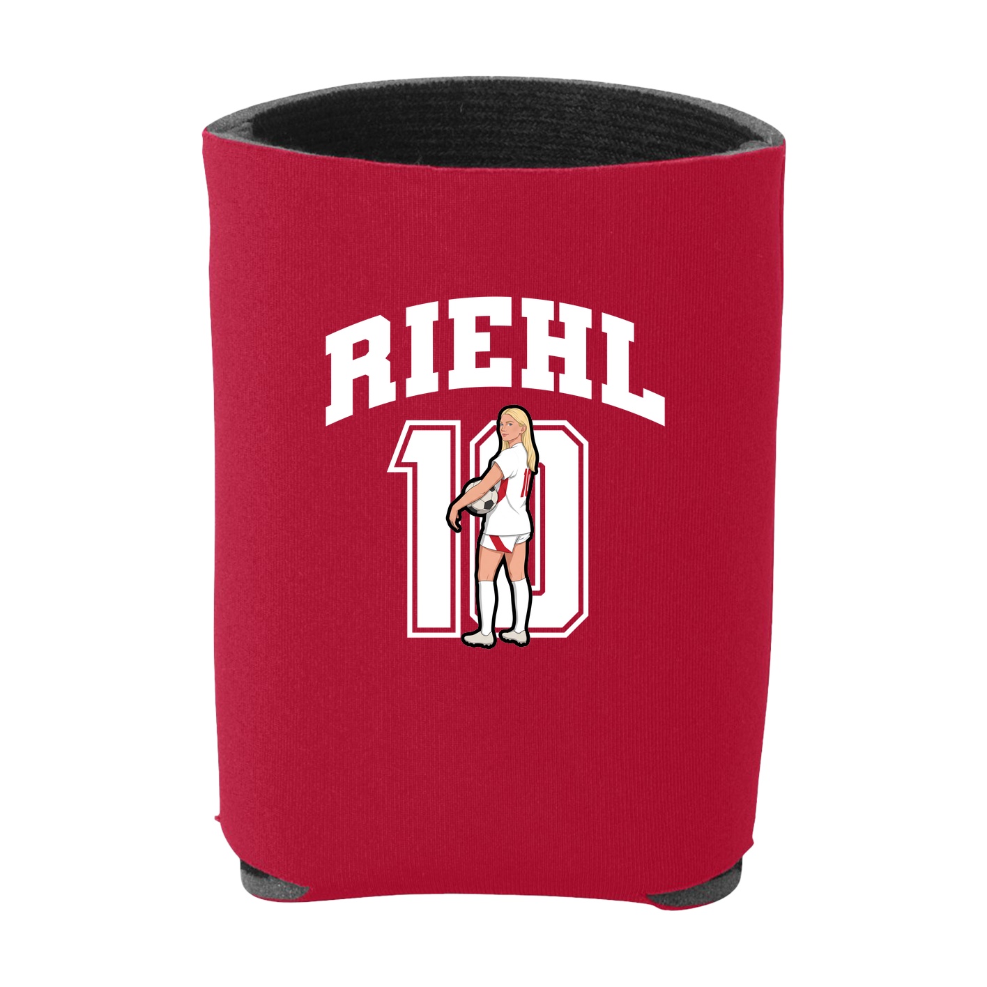 Can Holder — Number in Red