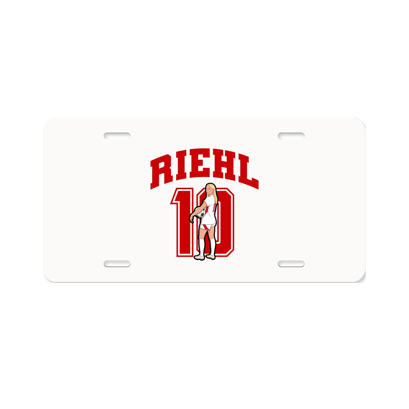 License Plate — Number in Classic