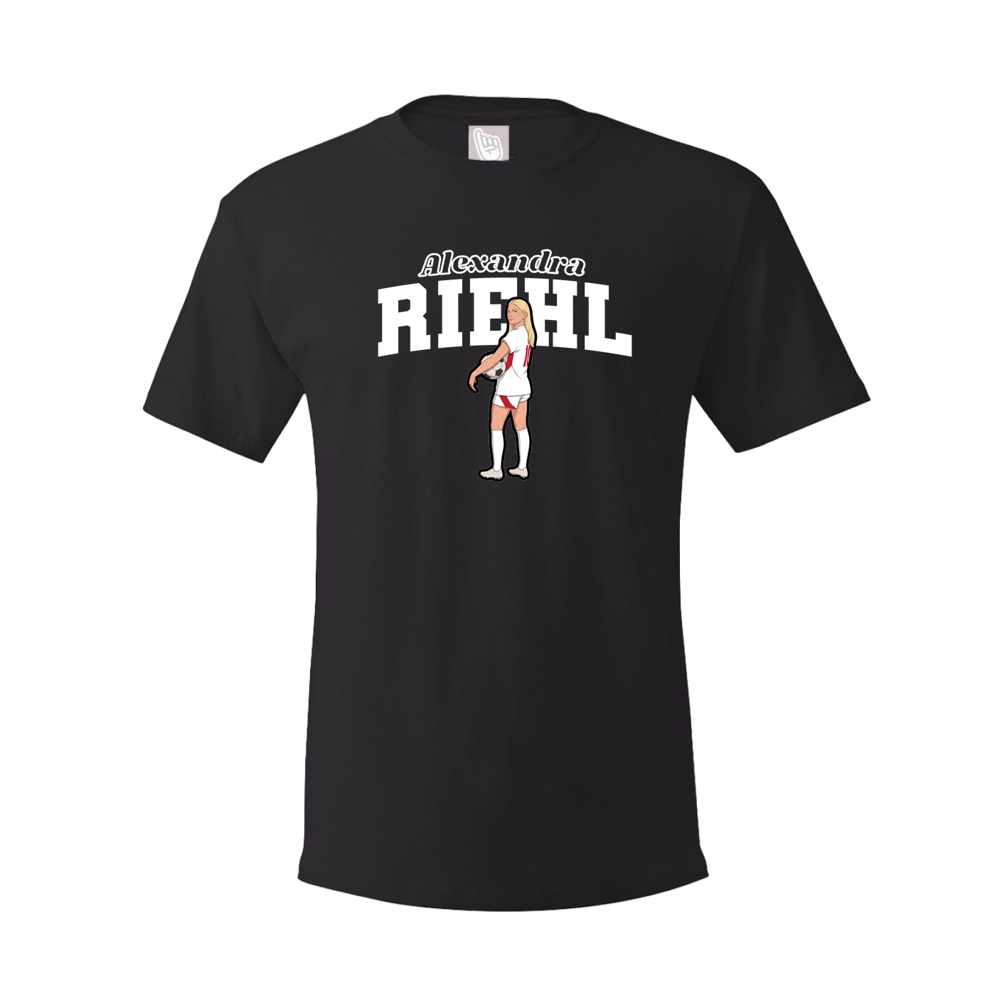 Youth Tee — Name Arch in Black