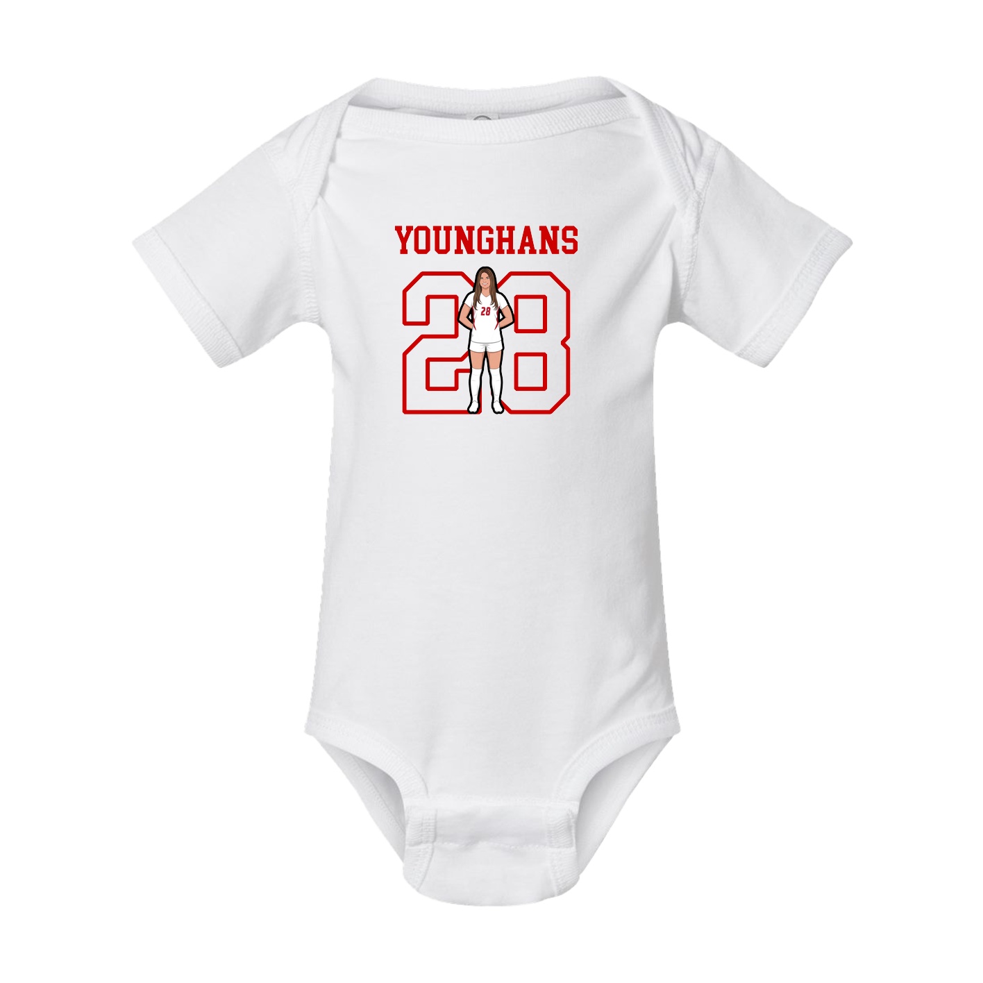 Baby Onesie — Shirsey in White
