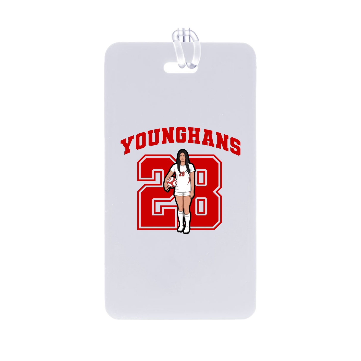 Bag Tag — Number in Classic