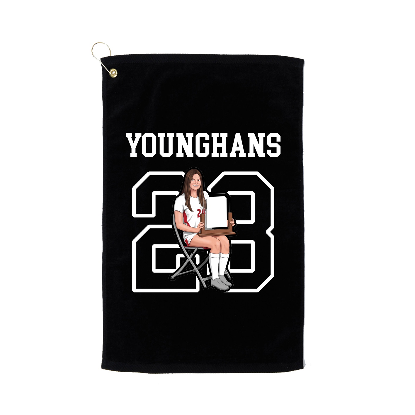 Golf Towel — Shirsey in Black