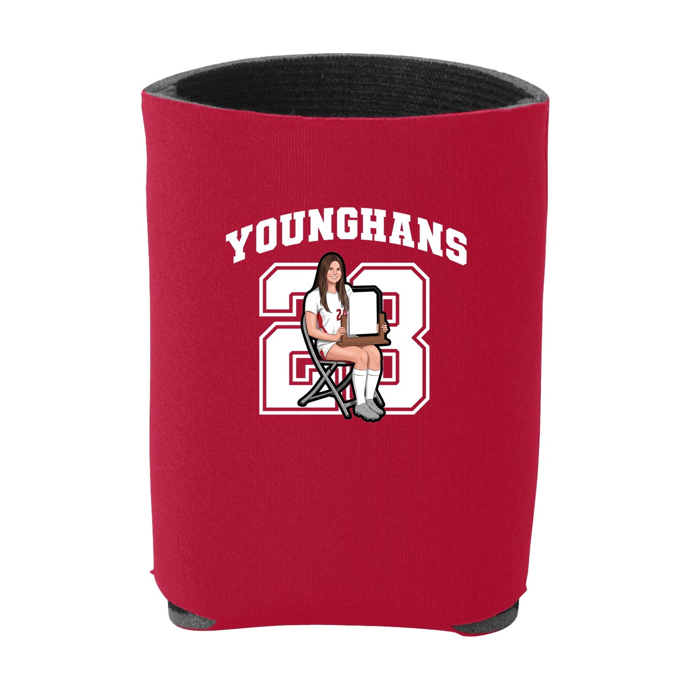 Can Holder — Number in Red