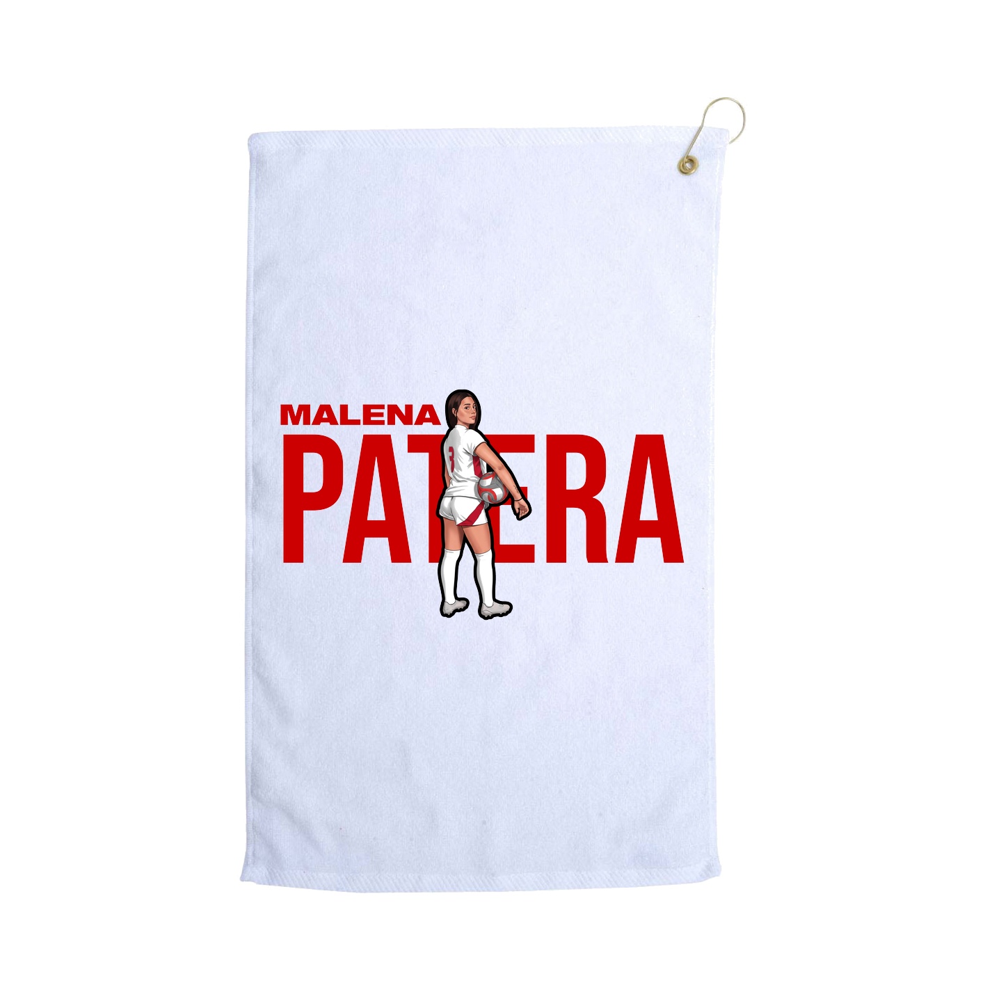 Golf Towel — Player Name in White