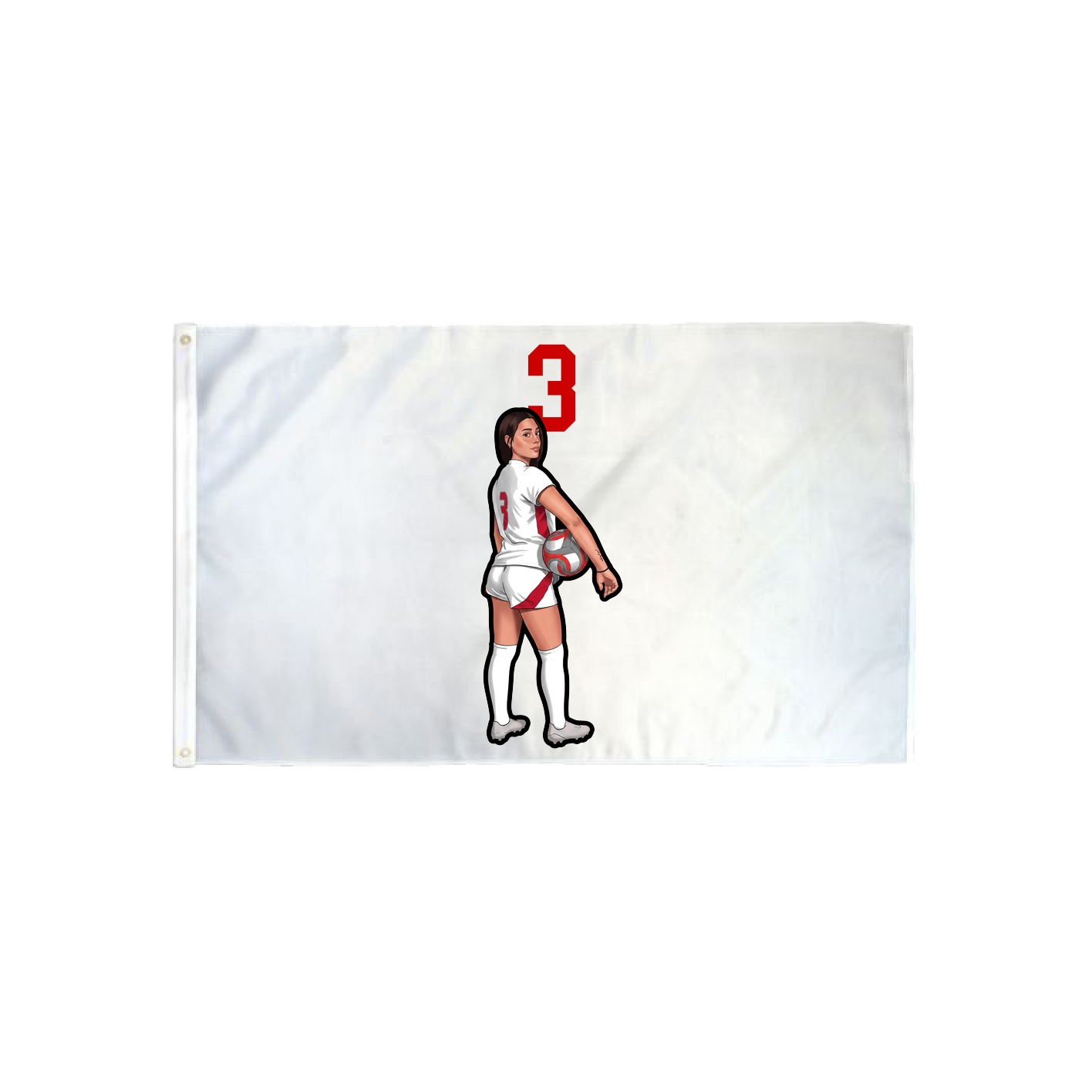 3x5 Flag — Number Top in Classic