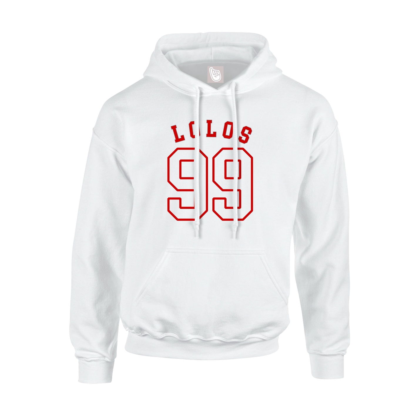 Youth Hoodie — Shirsey Arch in White