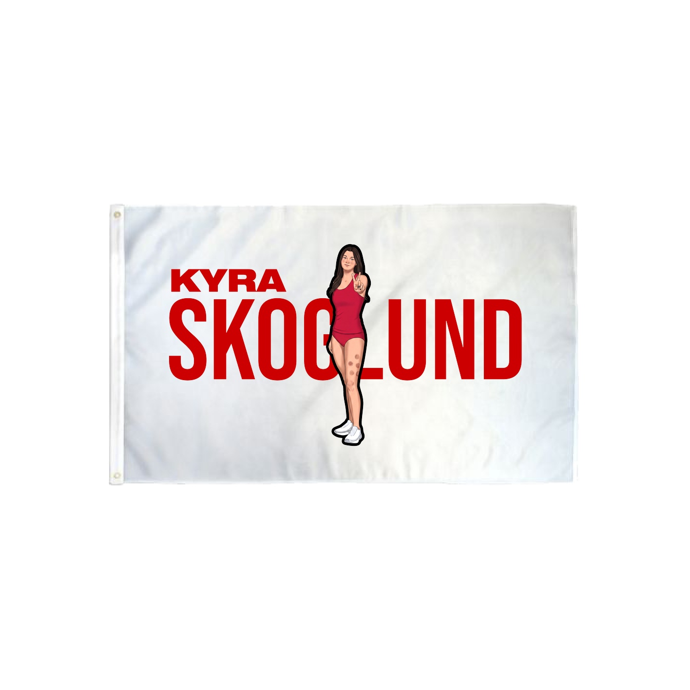 3x5 Flag — Player Name in Classic