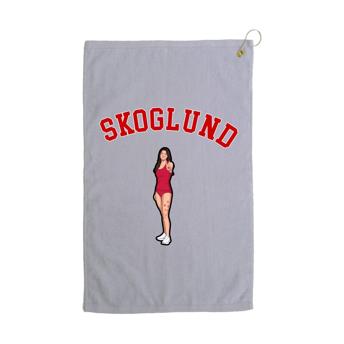 Golf Towel — Shirsey Arch in Grey