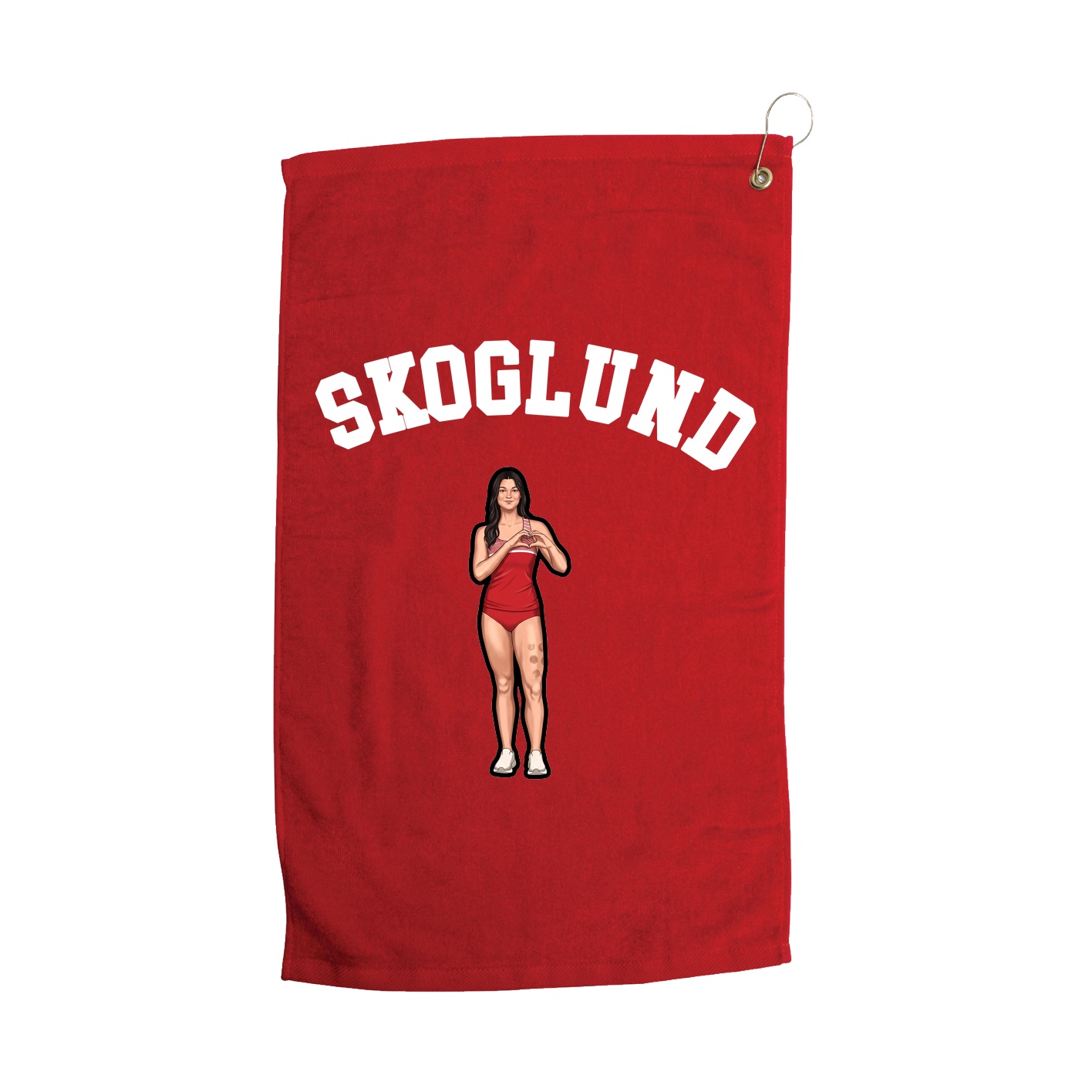 Golf Towel — Shirsey Arch in Red