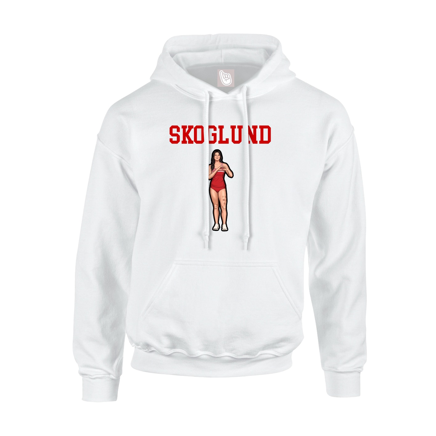 Hoodie — Shirsey in White