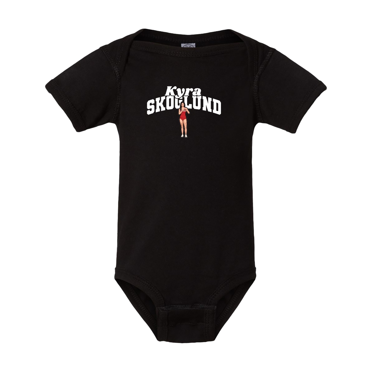 Baby Onesie — Signature Arch in Black