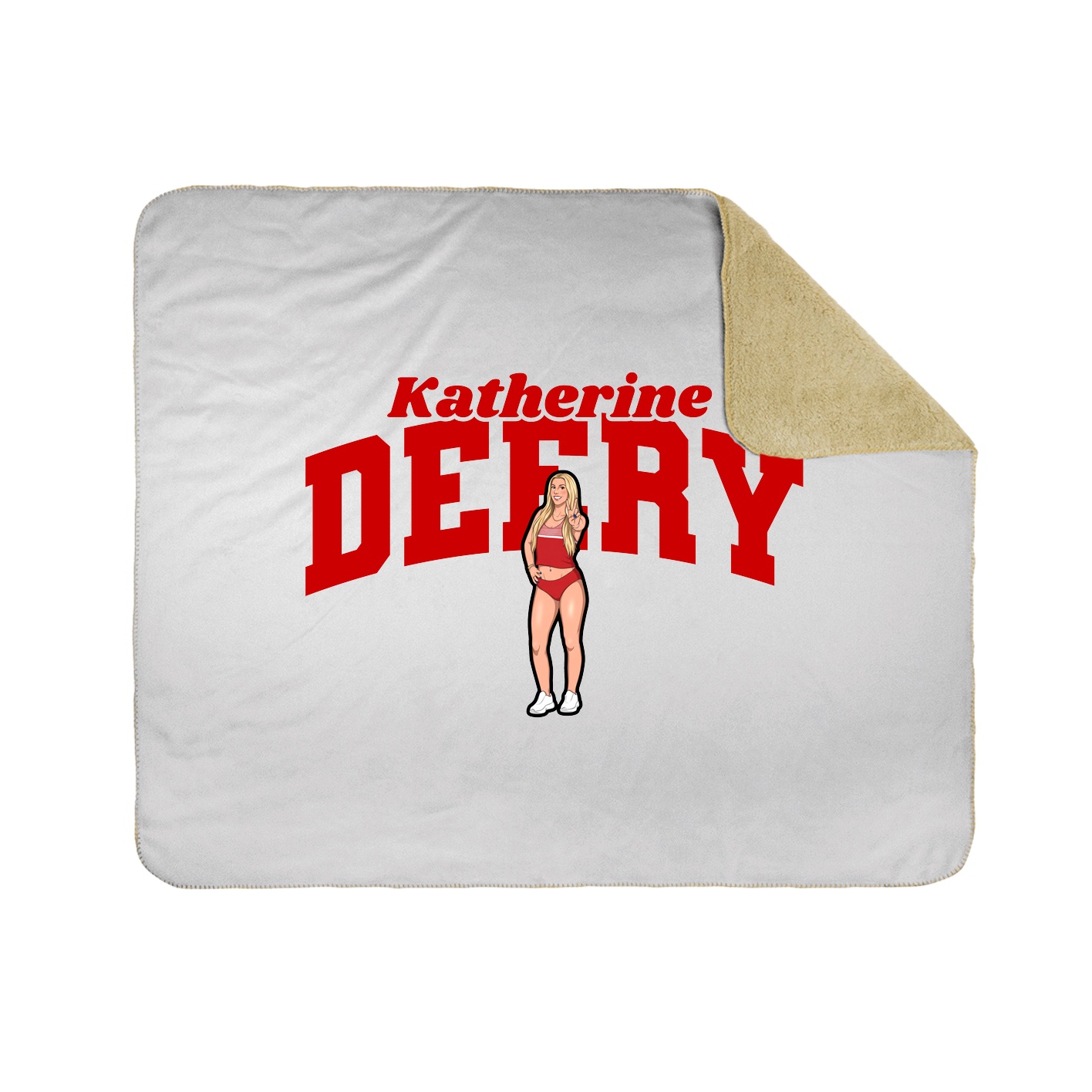 Throw Blanket — Signature Arch in White