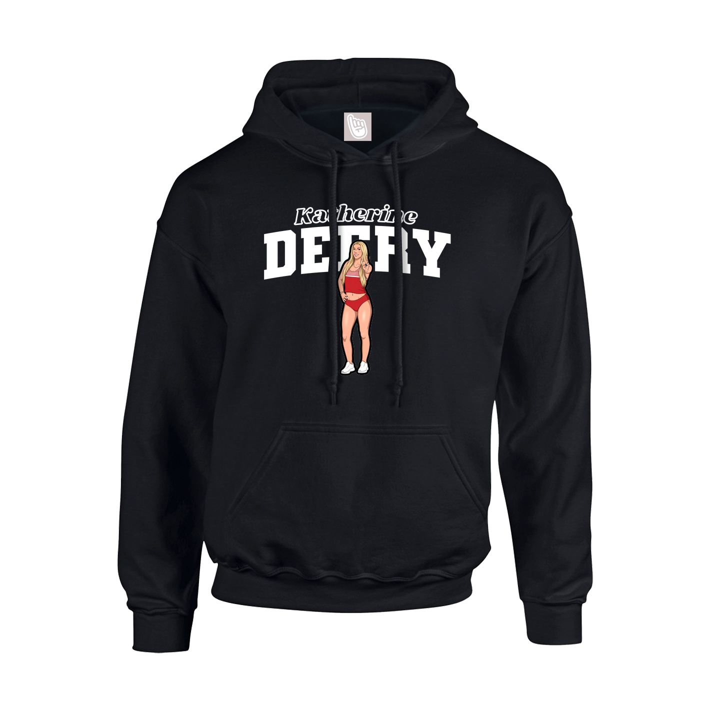 Hoodie — Name Arch in Black
