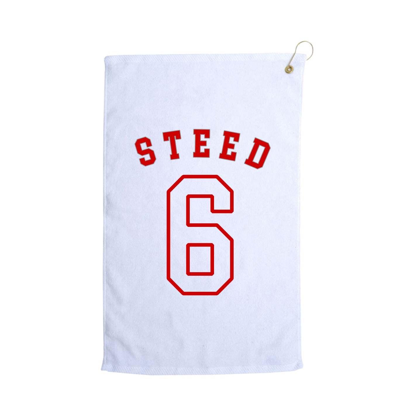 Golf Towel — Shirsey Arch in White
