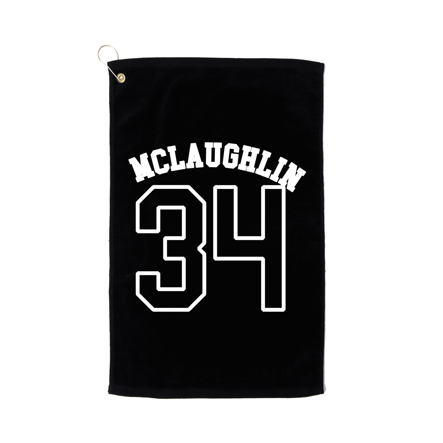 Golf Towel — Shirsey Arch in Black
