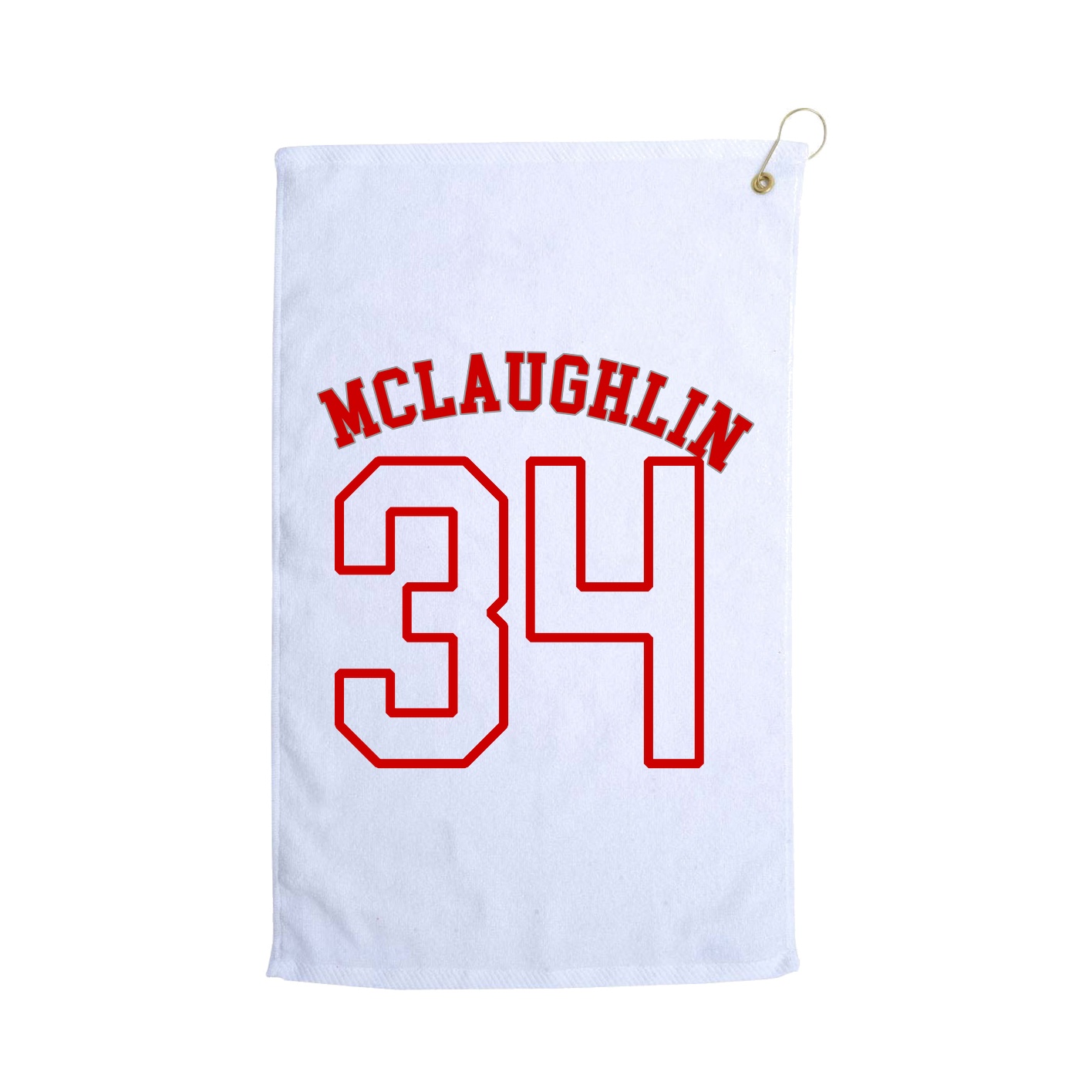 Golf Towel — Shirsey Arch in White