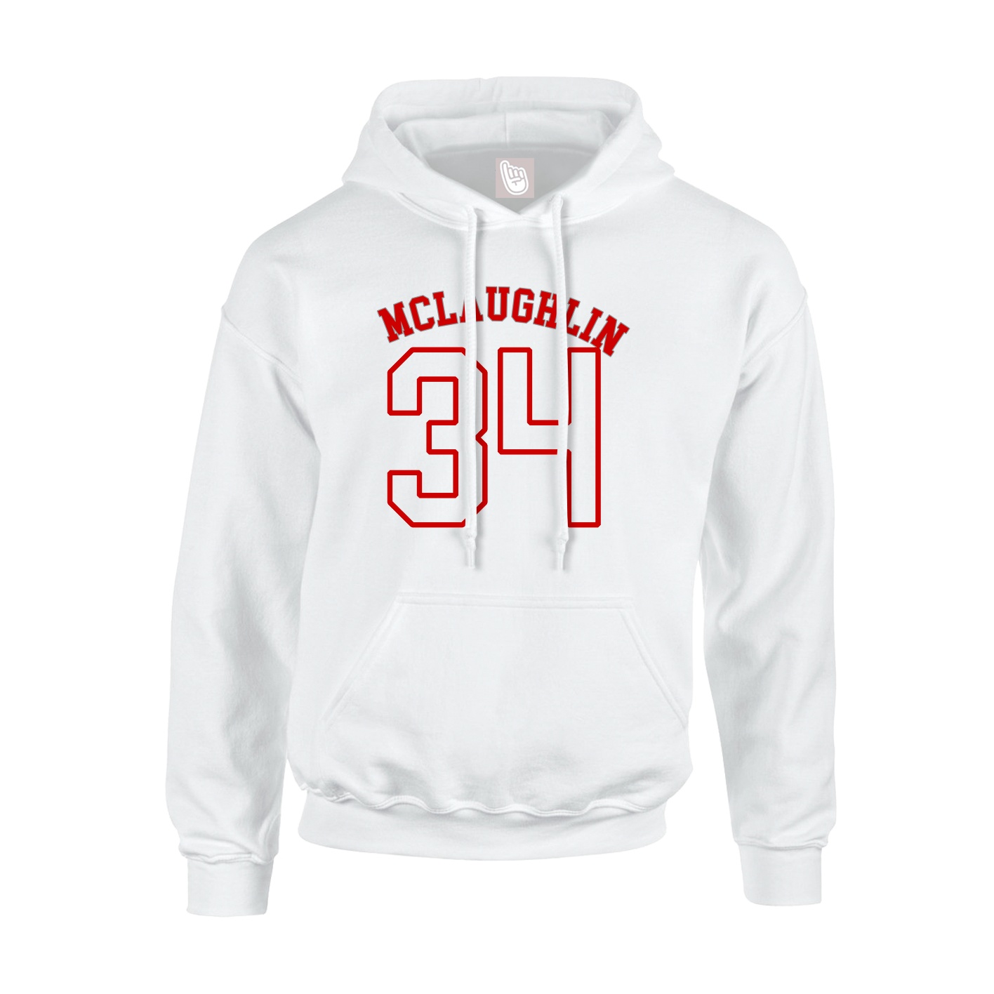 Hoodie — Shirsey Arch in White
