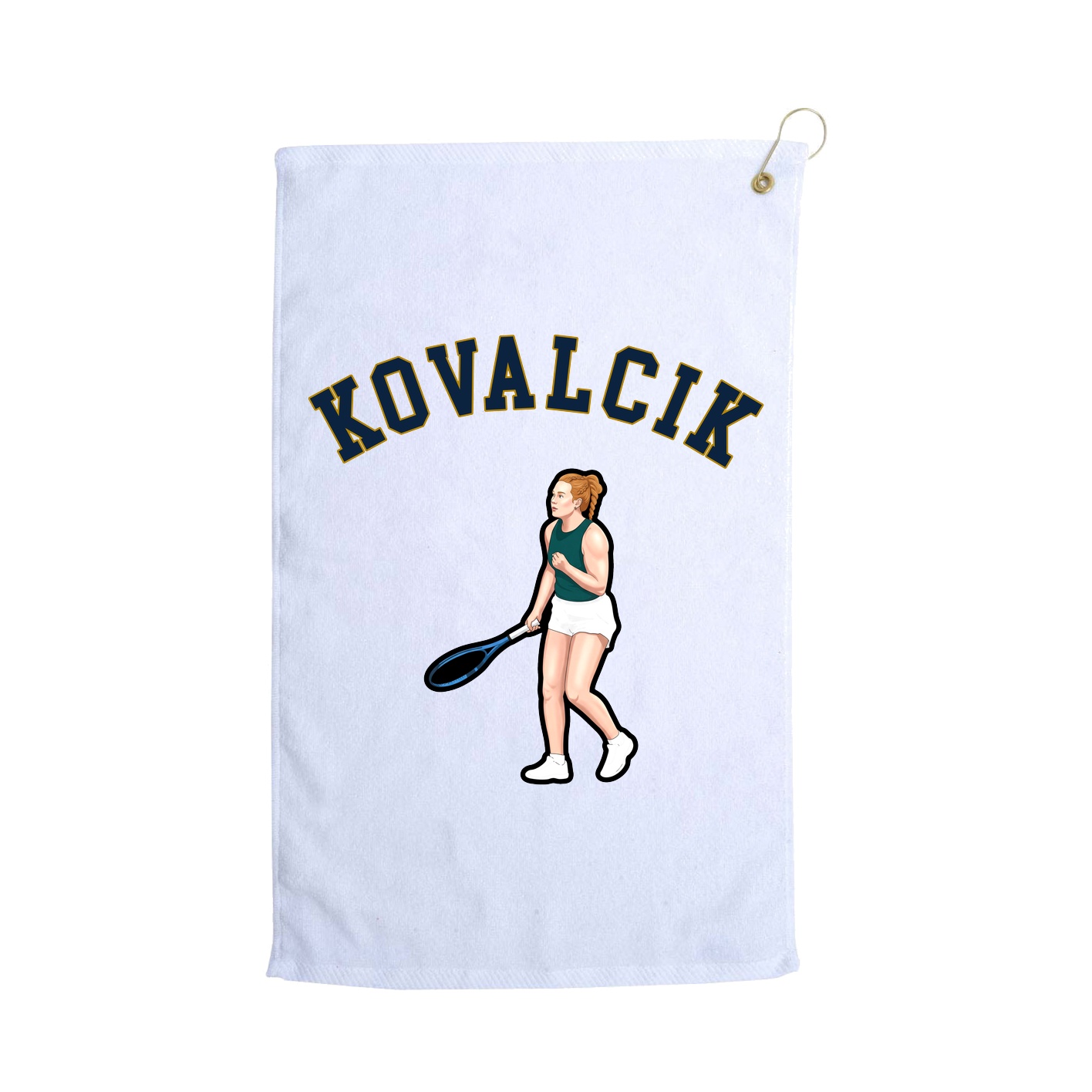 Golf Towel — Shirsey Arch in White