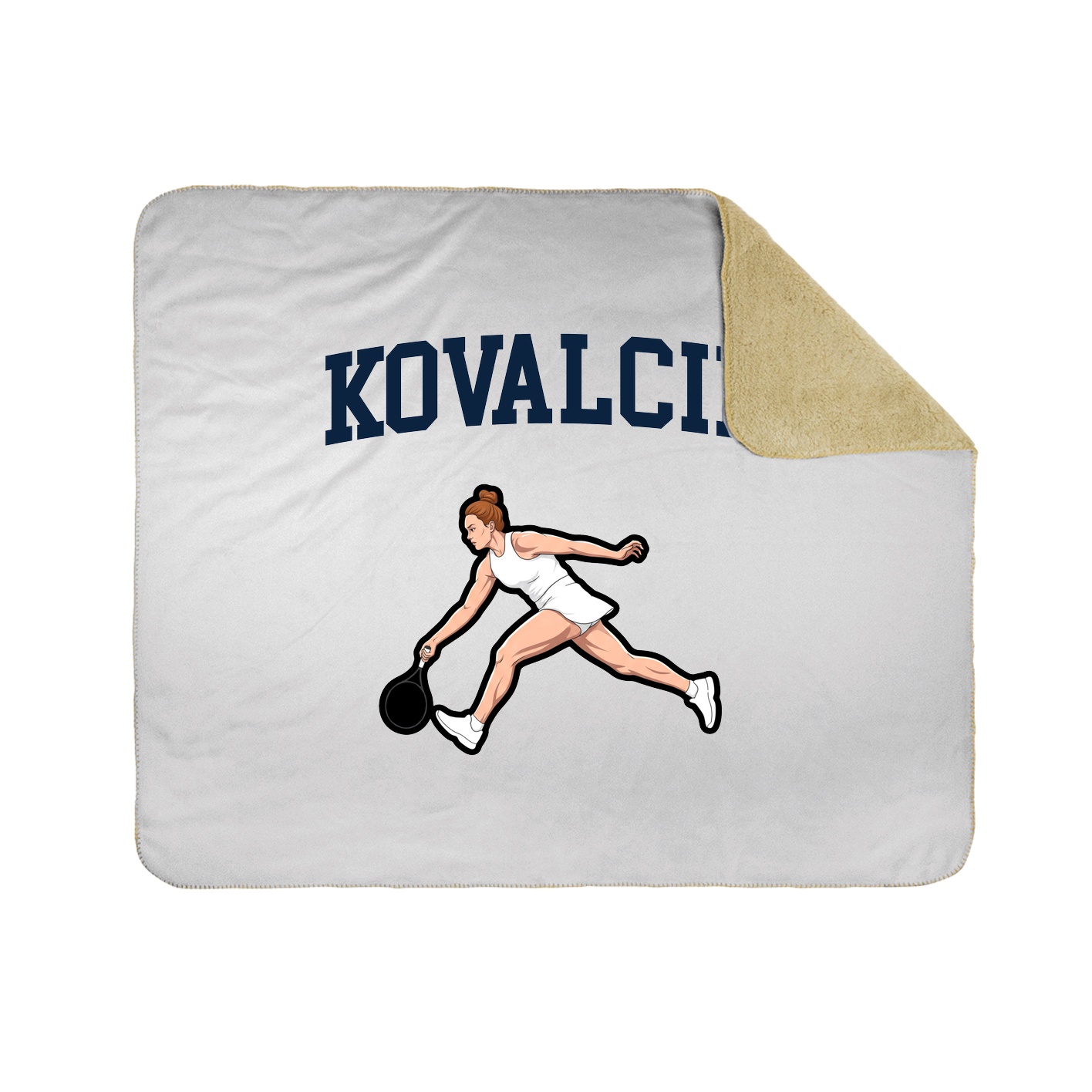 Throw Blanket — Shirsey in White