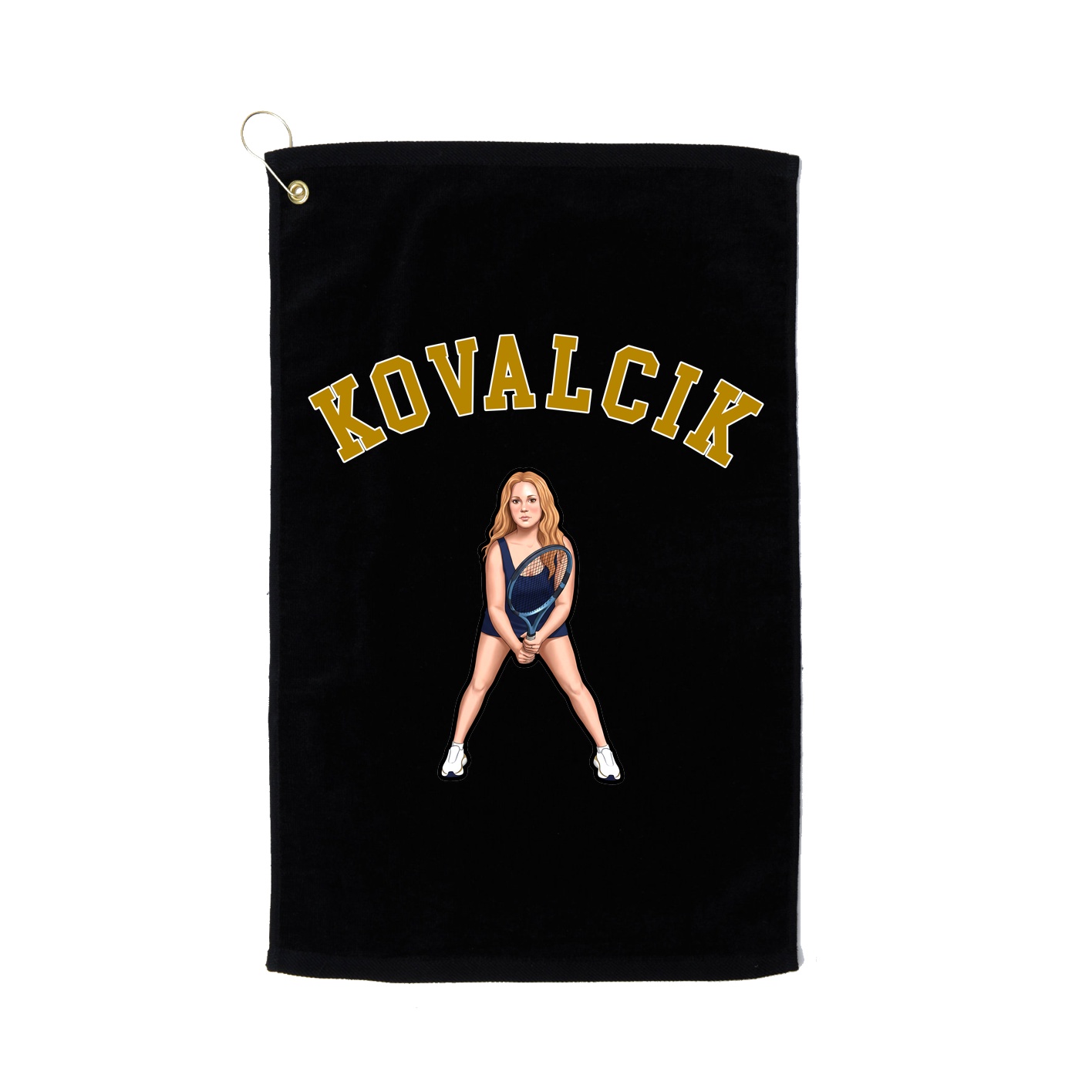 Golf Towel — Shirsey Arch in Black