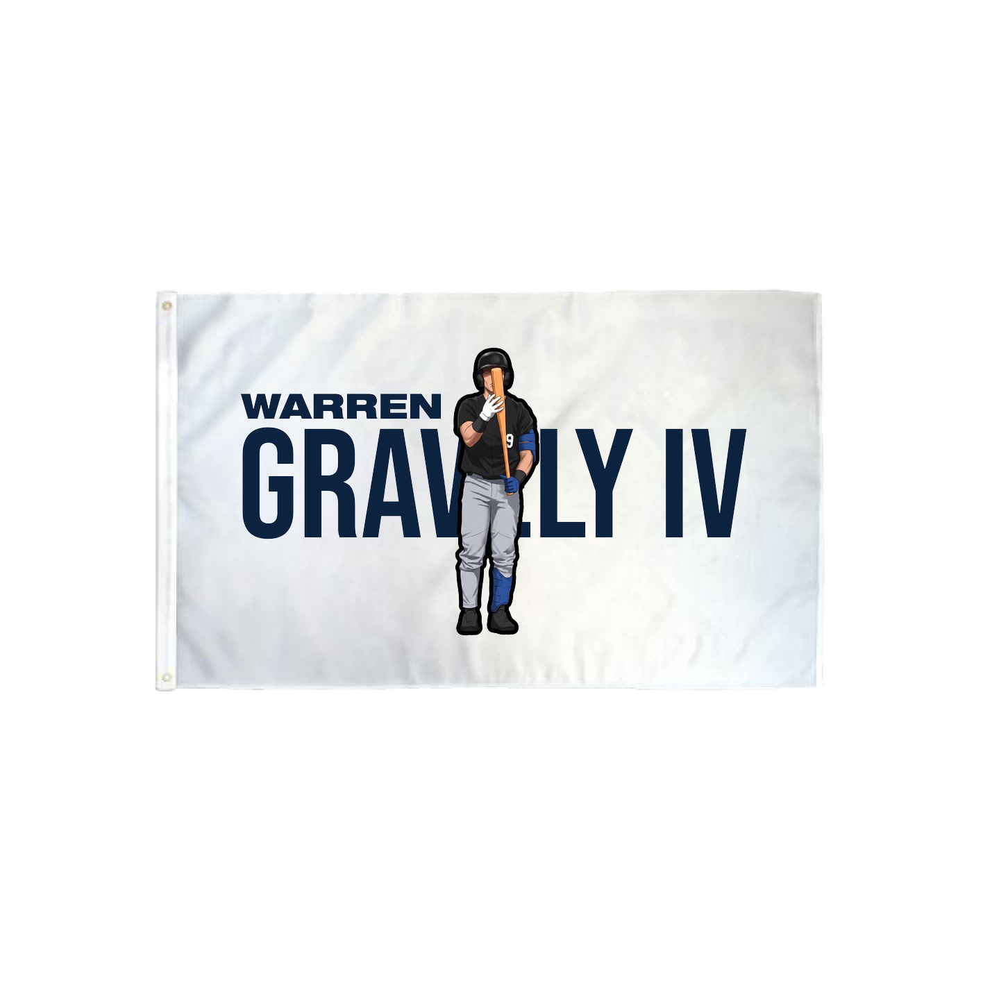 3x5 Flag — Player Name in Classic