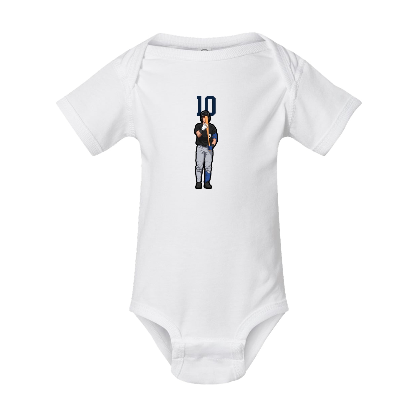 Baby Onesie — Number Top in White
