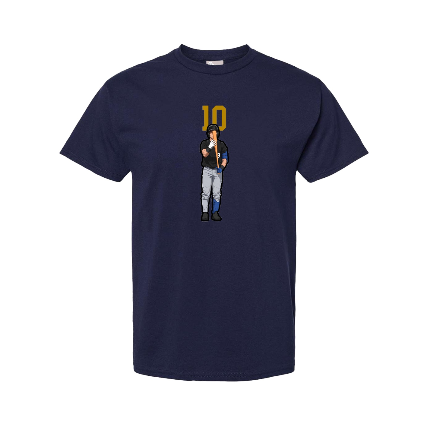 Tee — Number Top in Navy