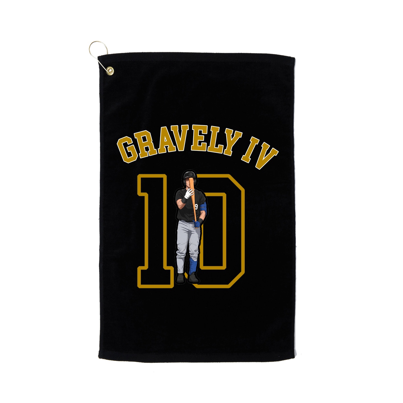 Golf Towel — Shirsey Arch in Black